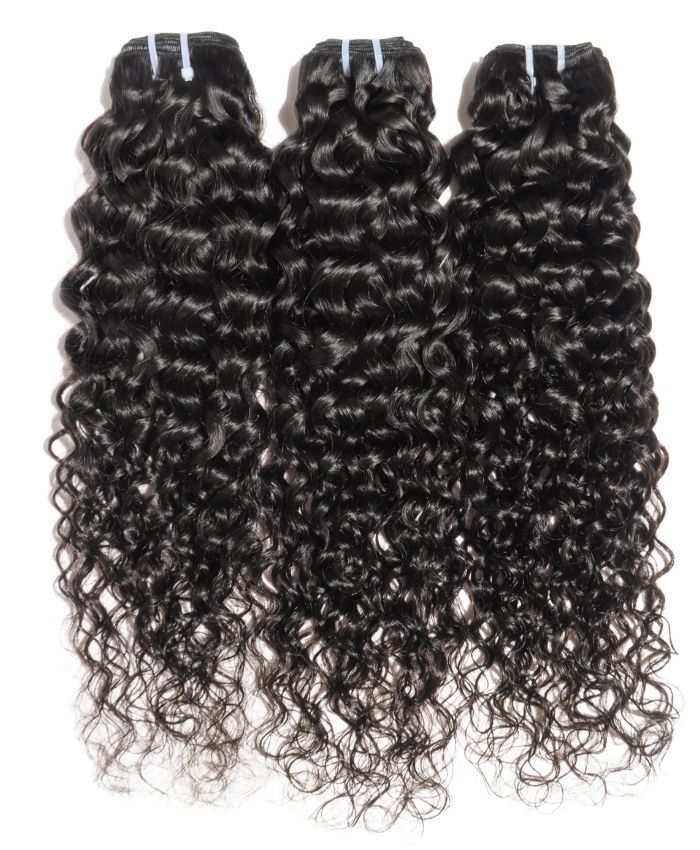 10A Grade Virgin Human Hair Bundles - Deep Wave Double Weft, Tangle Free, Healthy Ends
