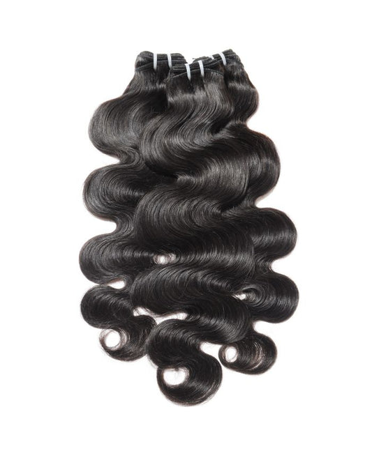 10A Grade Virgin Human Hair Bundles - Body Wave Double Weft, Tangle Free, Healthy Ends