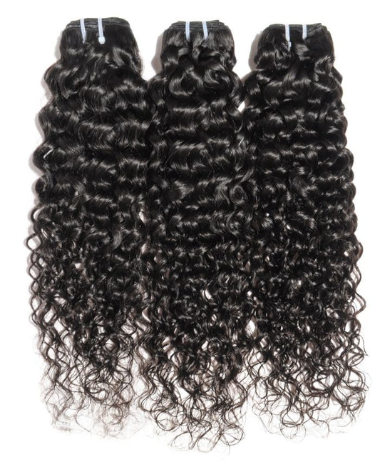 10A Grade Virgin Human Hair Bundles - Deep Wave Double Weft, Tangle Free, Healthy Ends