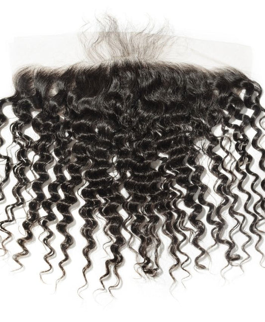 HD Lace Frontals 13 x 4  | Deep Wave - Virgin Human Hair in 1B - Pre Order (Ships in 4 weeks)